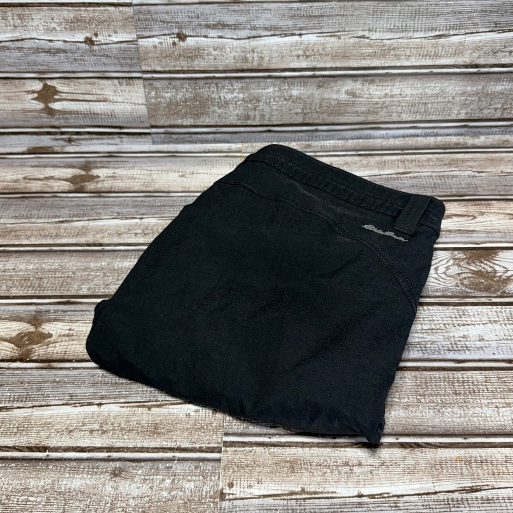 Eddie Bauer First Ascent Pants Womens 10 Black Hiking Outdoor Capri